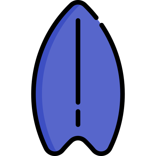 le surf Special Lineal color Icône