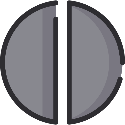 semicírculo Special Lineal color icono