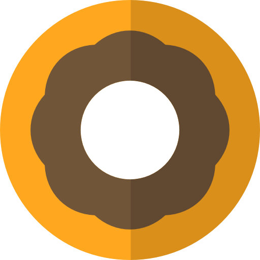 rosquilla Basic Rounded Flat icono