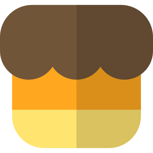 Кекс Basic Rounded Flat иконка