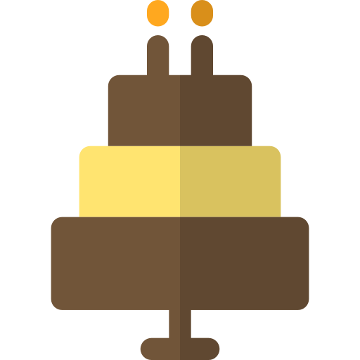 torta nuziale Basic Rounded Flat icona
