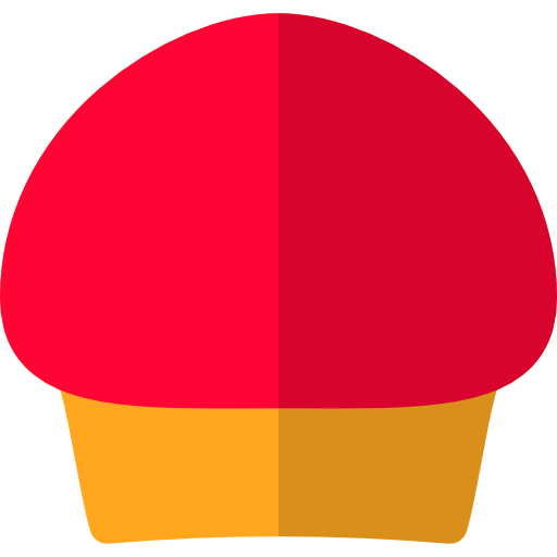 컵케익 Basic Rounded Flat icon