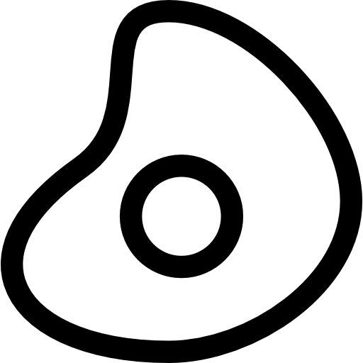 jajko sadzone Basic Rounded Lineal ikona