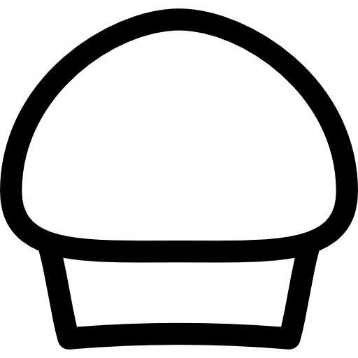 cupcake Basic Rounded Lineal icona