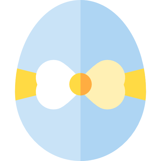 huevo de pascua Basic Straight Flat icono