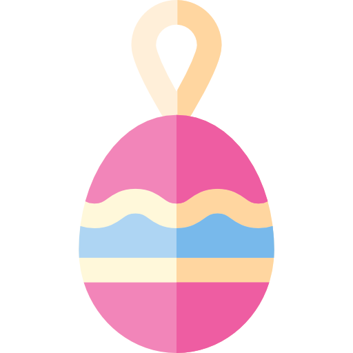 Easter egg Basic Straight Flat icon