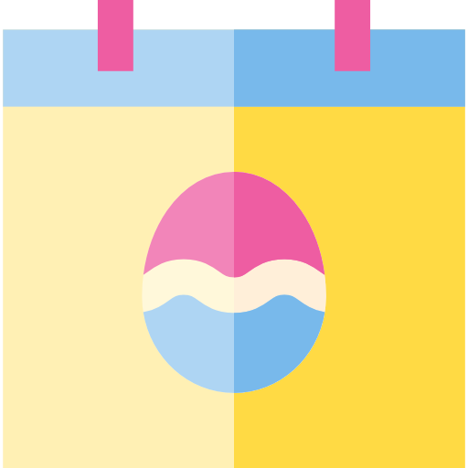 Easter day Basic Straight Flat icon