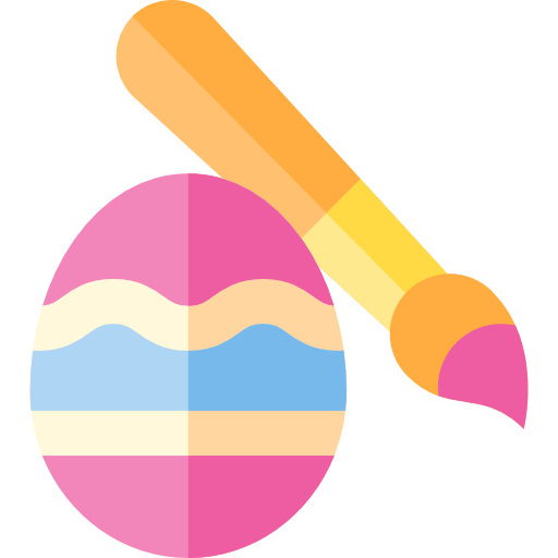 huevo de pascua Basic Straight Flat icono