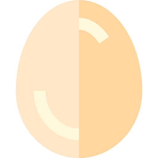 Egg Basic Straight Flat icon