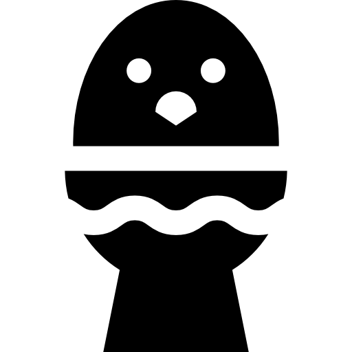 부활절 달걀 Basic Straight Filled icon