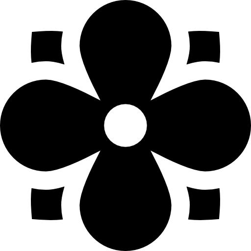bloem Basic Straight Filled icoon
