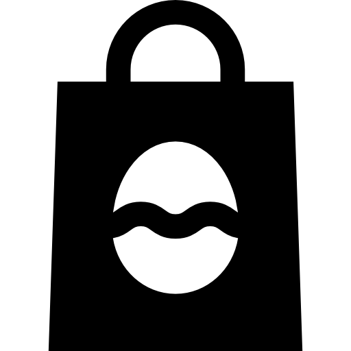 winkelen Basic Straight Filled icoon