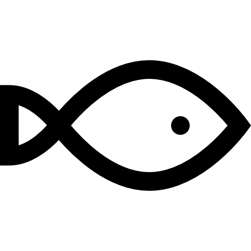魚 Basic Straight Lineal icon