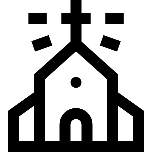 chiesa Basic Straight Lineal icona