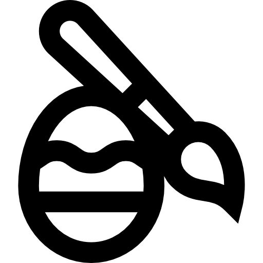 イースターエッグ Basic Straight Lineal icon