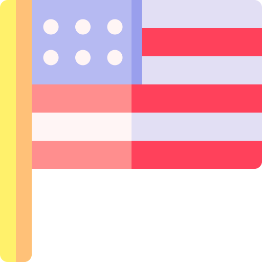 United states of america Basic Rounded Flat icon