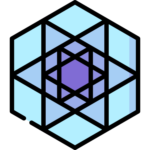 hexagrama Special Lineal color Ícone