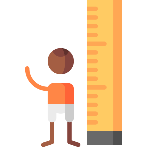 Growth chart Puppet Characters Flat icon