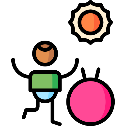 ball Puppet Characters Lineal Color icon