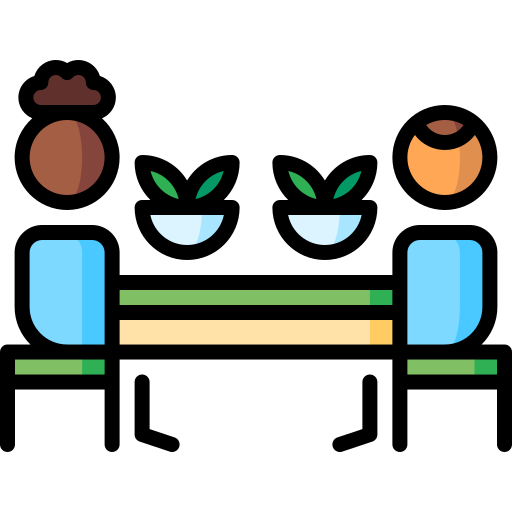 mahlzeit Puppet Characters Lineal Color icon