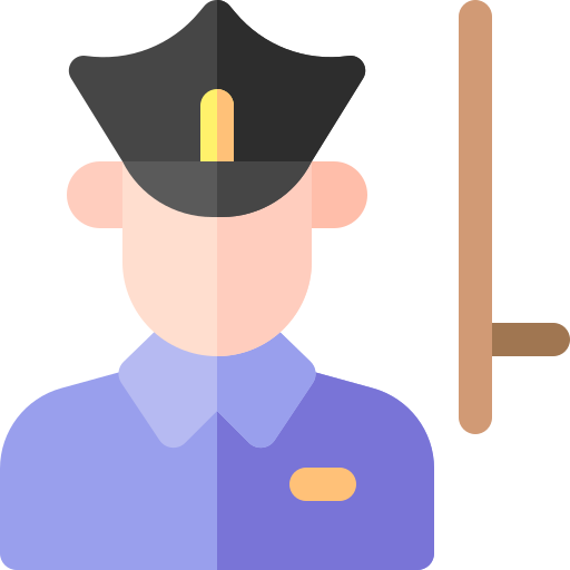 polizei Basic Rounded Flat icon