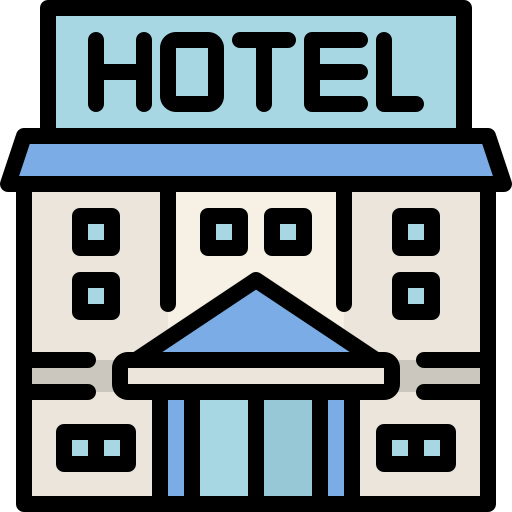 hotel Generic Outline Color ikona