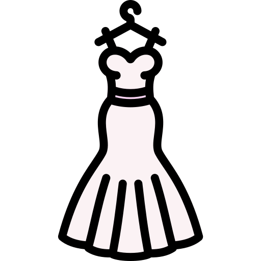 suknia ślubna Generic Outline Color ikona
