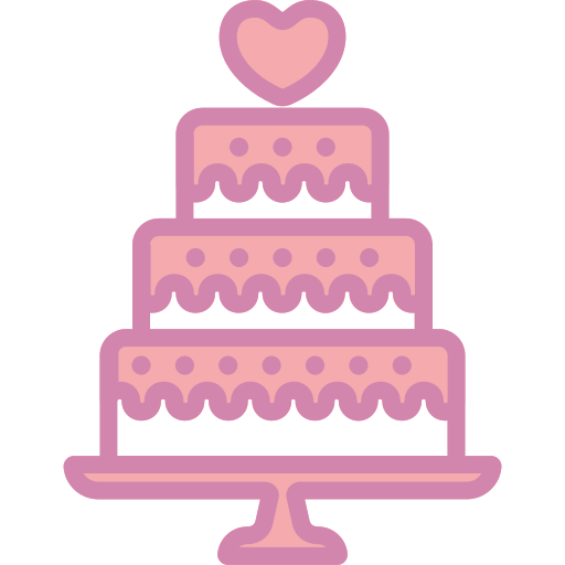 Свадебный пирог Generic Fill & Lineal иконка