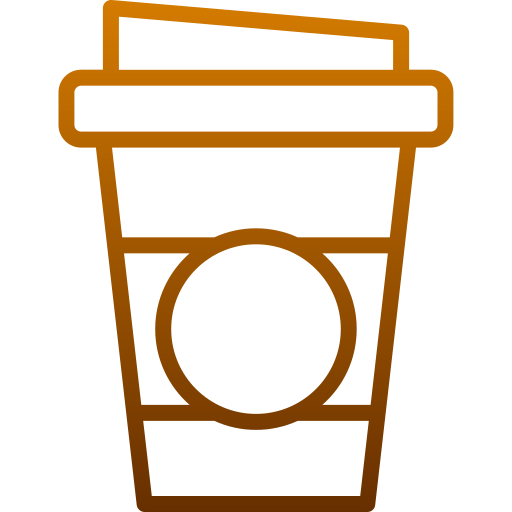 koffiekop Generic Gradient icoon