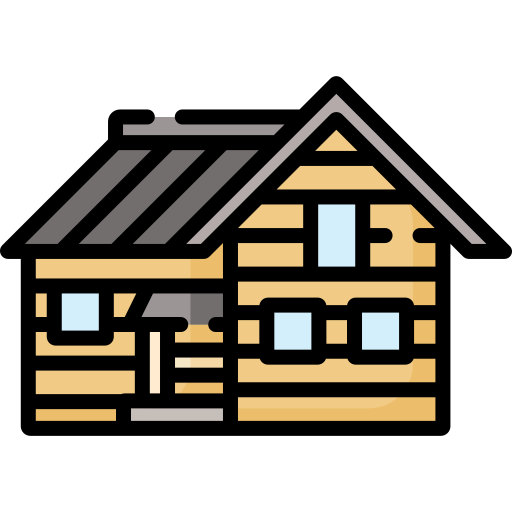 casa di legno Special Lineal color icona