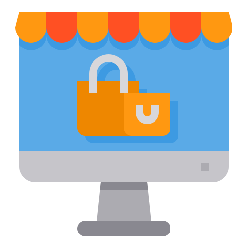 Онлайн шоппинг itim2101 Flat иконка
