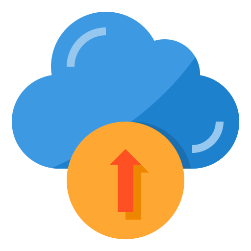 cloud-upload itim2101 Flat icon