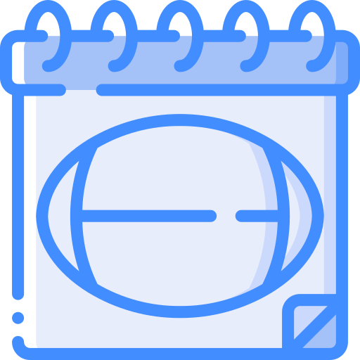 kalender Basic Miscellany Blue icoon