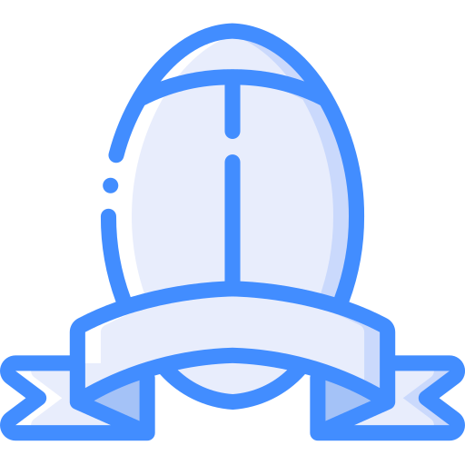 rugby ball Basic Miscellany Blue icon