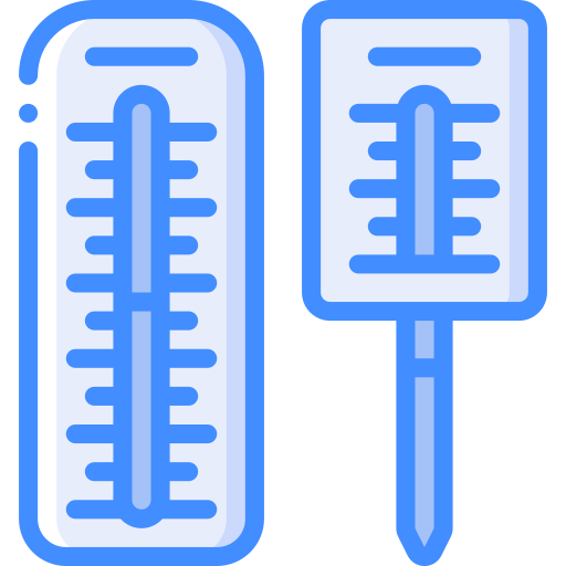 termómetros Basic Miscellany Blue icono