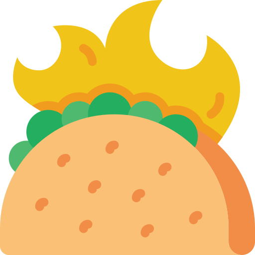 tacos Basic Miscellany Flat icona