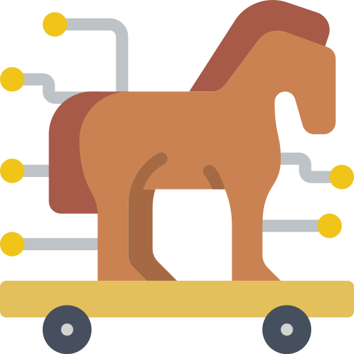 троянский конь Basic Miscellany Flat иконка