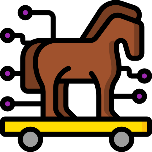 cavalo de tróia Basic Miscellany Lineal Color Ícone