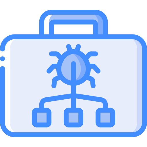 rootkit Basic Miscellany Blue icon
