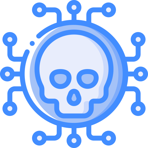 cyber atak Basic Miscellany Blue ikona