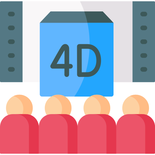 4d kino Special Flat icon