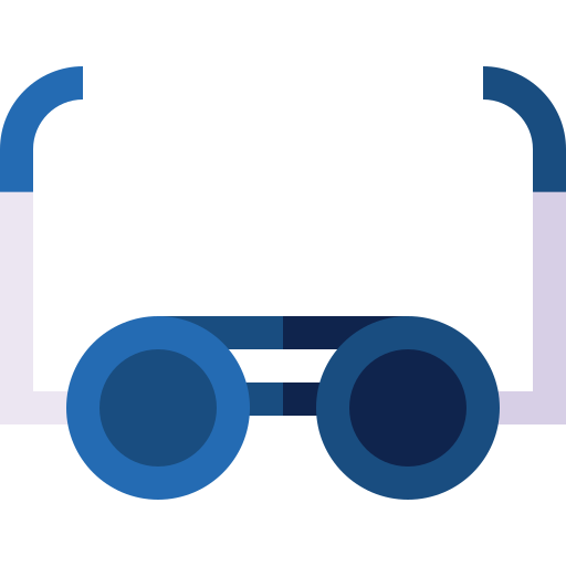 Glasses Basic Straight Flat icon