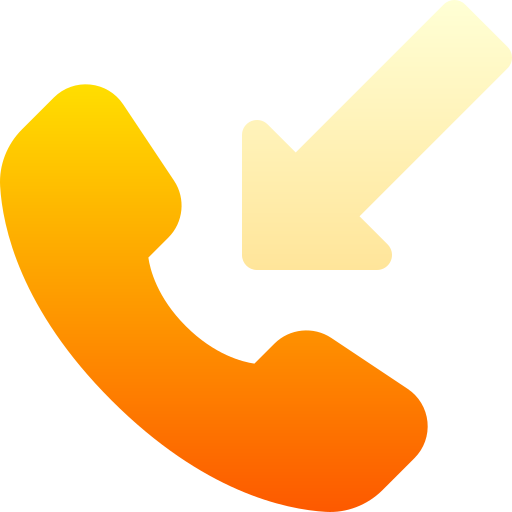 telefoongesprek Basic Gradient Gradient icoon