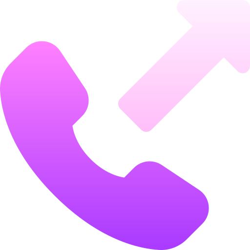 電話 Basic Gradient Gradient icon