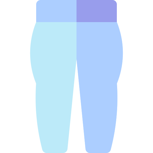 스웨트 팬츠 Basic Rounded Flat icon