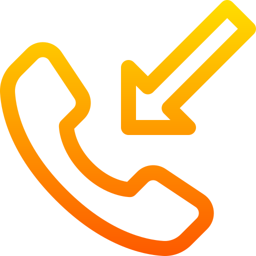 Phone call Basic Gradient Lineal color icon