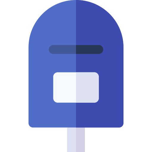 メールボックス Basic Rounded Flat icon