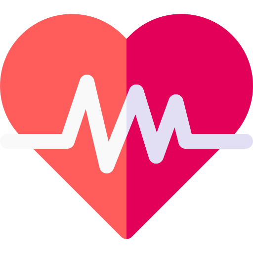 ritmo cardiaco Basic Rounded Flat icono