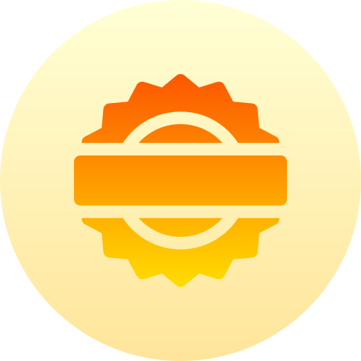 Stamp Basic Gradient Circular icon