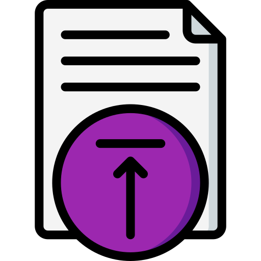 File upload Basic Miscellany Lineal Color icon